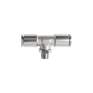 Metal Pu Fitting T-joint 10mm 1/8' M